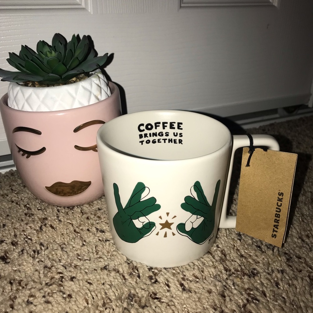 Starbucks sign language mug